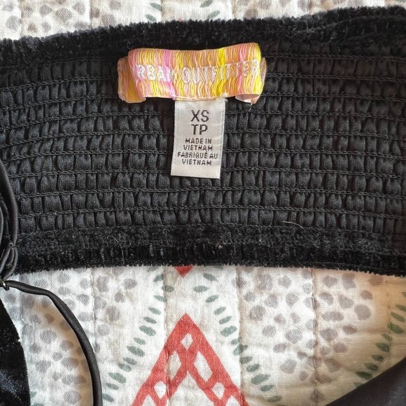 Urban Outfitter Mallory Velvet Mini Dress Size XS Color: Black - Picture 10 of 10